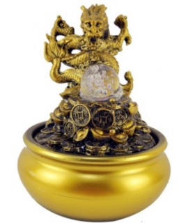 流水擺件 祥瑞金龍